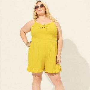 Torrid - Challis Tie-Front Romper